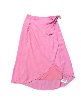 American Eagle Pink Wrap Skirt - Tie Waist